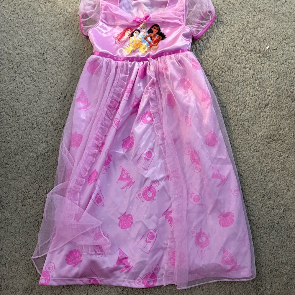 Disney Pink Princess Dress with Character Design